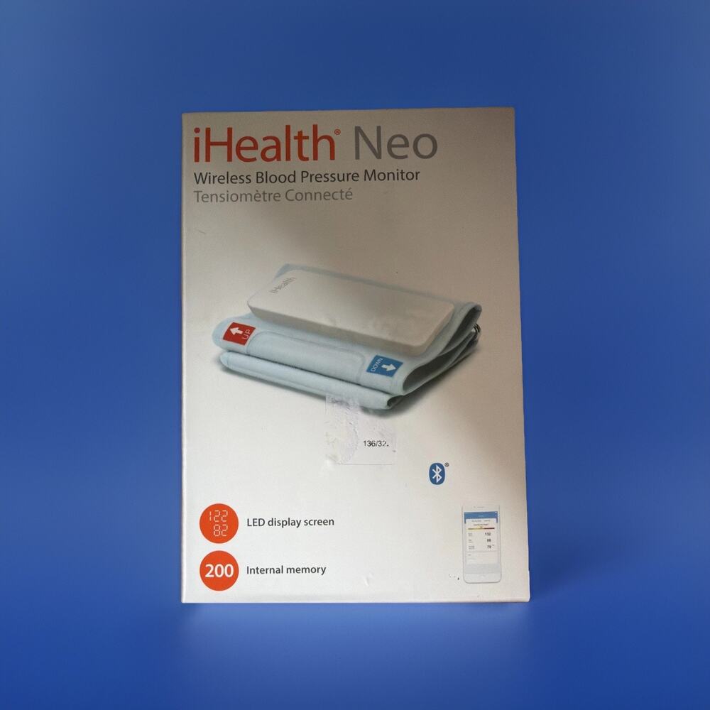 iHealth Neo Wireless Blood Pressure Monitor Upper Arm Cuff with Bluetooth
